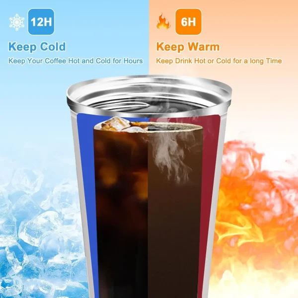 Insulated Coffee Mug Smart Temperature Display Coffee Cup Stainless Steel Thermos Cup Travel Water Bottle Car Office Water Cups 3