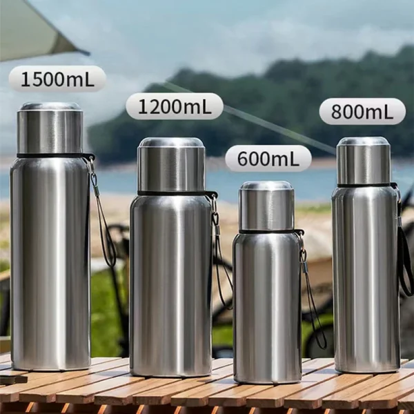 600-1500ml 316 Stainless Steel Thermos Bottle LED Temperature Display  Thermal Mug Vacuum Flask Water Bottle For Outdoor Camping 1