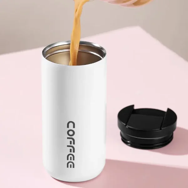 400/500ML Insulated Coffee Mug Cup Travel Stainless Steel Flask Vacuum Leakproof Thermo Bottles Espresso Themo Bottle Coffeeware 4