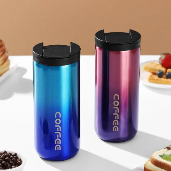 400/500ML Insulated Coffee Mug Cup Travel Stainless Steel Flask Vacuum Leakproof Thermo Bottles Espresso Themo Bottle Coffeeware 5