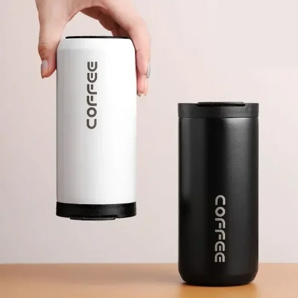 550ML Stainless Steel Coffee Thermos Bottle Thermal Mug Leakproof Car Vacuum Flasks Coffee Cup Travel Portable Insulated Bottles 2