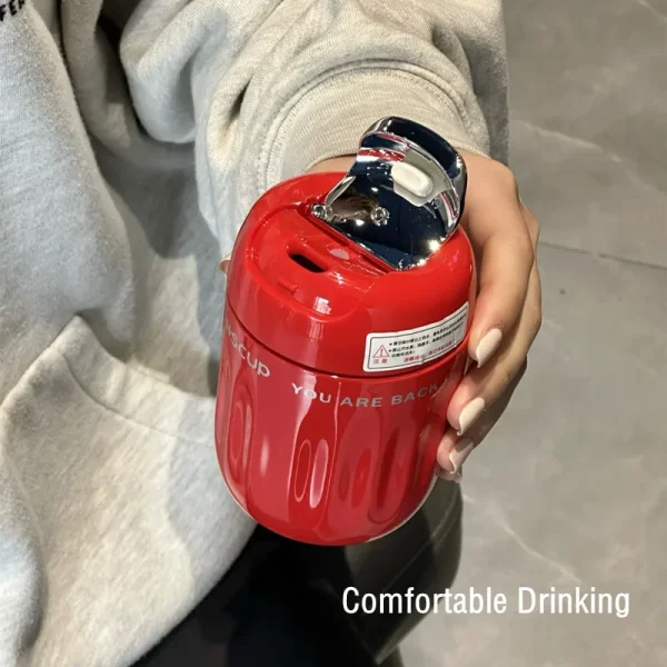 220ml Fashion Mini Double Stainless Steel Coffee Mug Portable Cute Pocket Thermal Flask Travel Tumbler 3