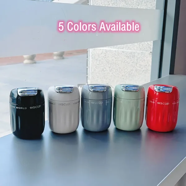 220ml Fashion Mini Double Stainless Steel Coffee Mug Portable Cute Pocket Thermal Flask Travel Tumbler 6