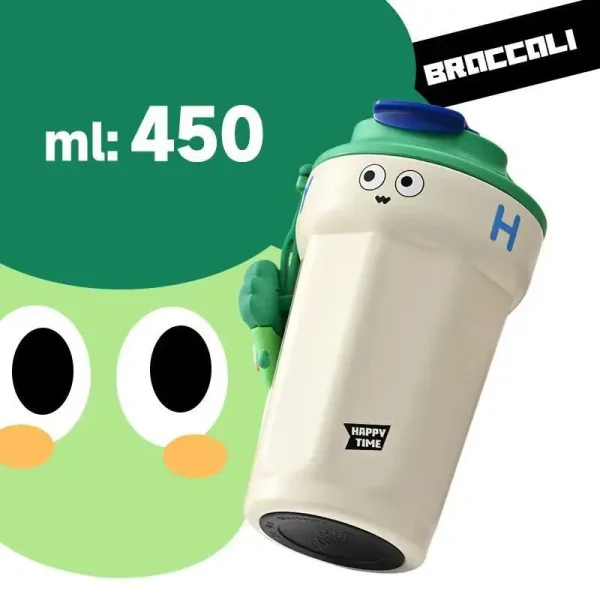 450ml Portable Coffee Thermos Cup 316 Stainless Steel Vacuum Flasks Coffee Mug Tumbler Leak-proof Thermos Bottle Travel Mug 3