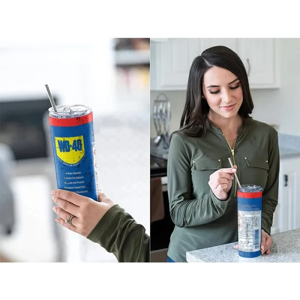 20oz Straw Thermos Cup Stainless Steel 304 Insulated Tumbler,Reusable Water Bottle,Car Driver Outdoor Travel Vacuum Coffee Cup 3