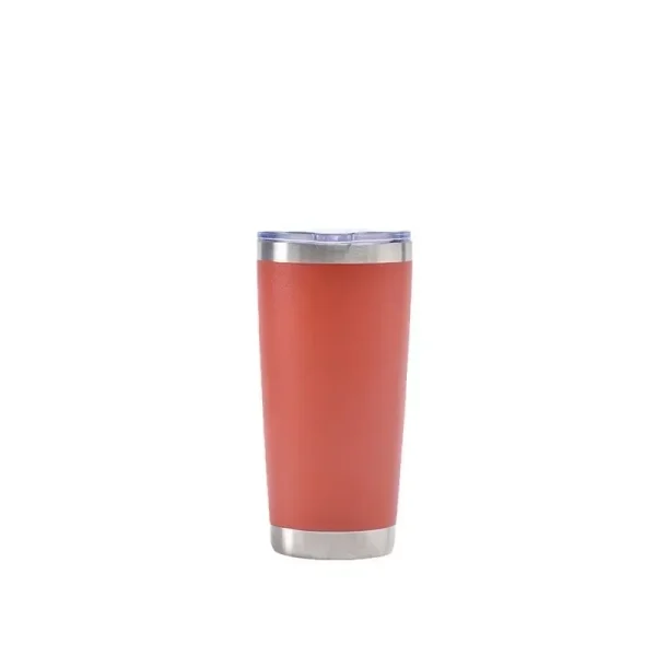 New 20oz Tumbler With Lid Stainless Steel Vacuum Insulated Double Wall Travel Cup Protable Cold And Hot Coffee Car Mug 5