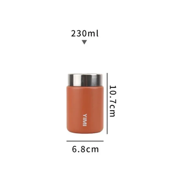 1pc 230ml Mini 316 Stainless Steel Thermos Mug Portable Leak-proof Vacuum Coffee Tea Thermal  Tumbler Lightweight  Pocket 6