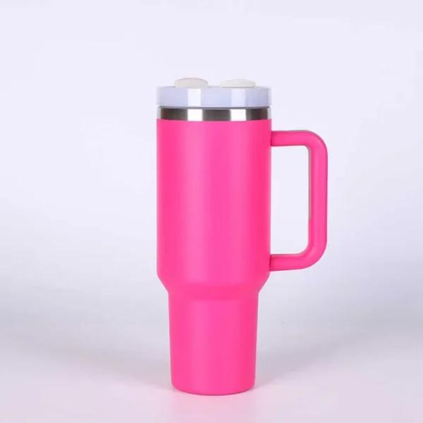40oz Stainless Steel Insulated Water Bottle With Handle Drinking Cups Keeps Cold Tumbler With Lid Straw Mug for Summer Outdoor 6