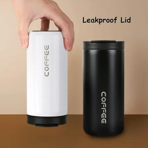 400ML Stainless Steel Coffee Thermos Bottle Thermal Mug Leakproof Car Vacuum Flasks Coffee Cup Travel Portable Insulated Bottles 1