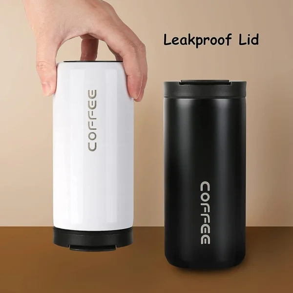 400ML Stainless Steel Coffee Thermos Bottle Thermal Mug Leakproof Car Vacuum Flasks Coffee Cup Travel Portable Insulated Bottles 1