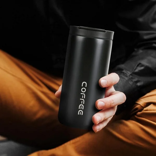 400ML Stainless Steel Coffee Thermos Bottle Thermal Mug Leakproof Car Vacuum Flasks Coffee Cup Travel Portable Insulated Bottles 2
