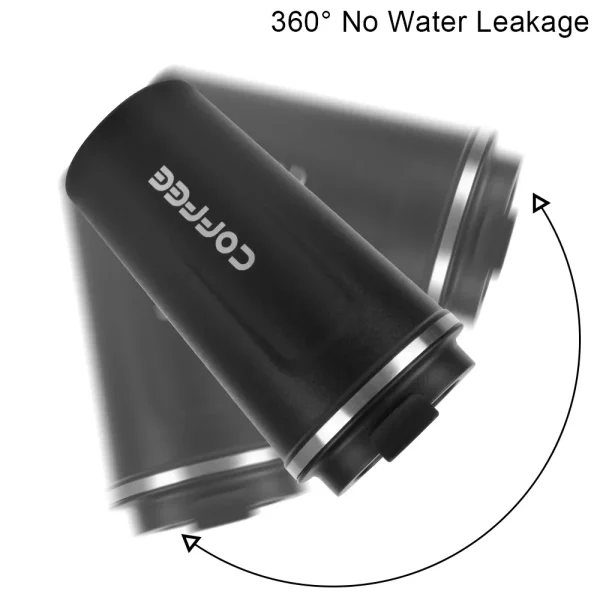 380/510ML Coffee Coffee Mug Thermo Cafe Leak_Proof Travel Thermo Cup Double Stainless Steel For Tea Water Car Thermos Mug 2