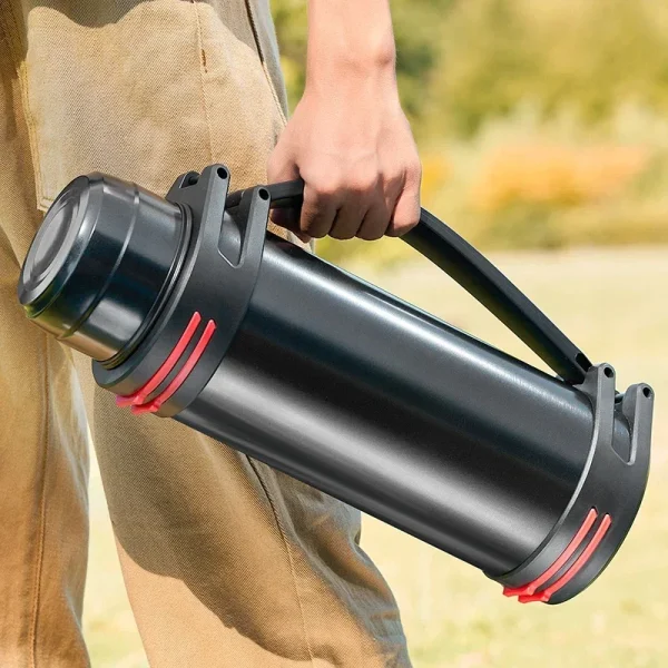 DUTRIEUX Household Stainless Steel Thermos Bottle High-capacity Outdoors Motion Mountain Climbing Water Bottle Thermos Cup 1