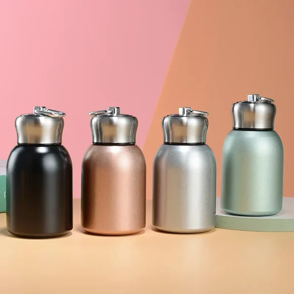 300ml Stainless Steel Mug Portable Mini Insulated Travel Camping Thermos Cup for Gift 1