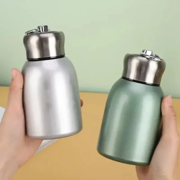 300ml Stainless Steel Mug Portable Mini Insulated Travel Camping Thermos Cup for Gift 2