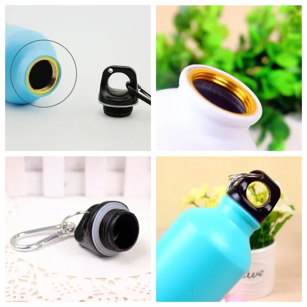 500ML Cartoon Aluminum Water Bottle Cute Animal Print  Stainless Steel Water Bottle with Lid Insulated Mug Coffee Mug 4