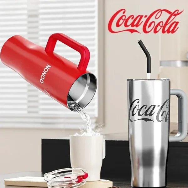 Big Mac Thermos Cup Large Capacity Men's and Women's Straw Cup with Lid 3