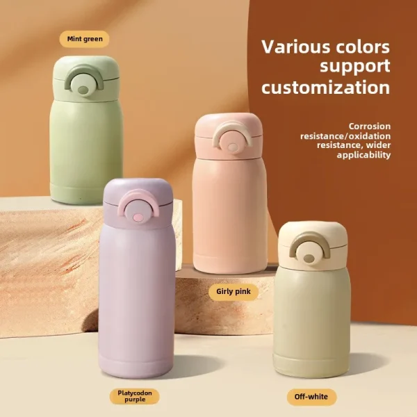 New high-value 304 mini pocket thermos cup creative bouncing cup outdoor portable compact car water cup learning 1