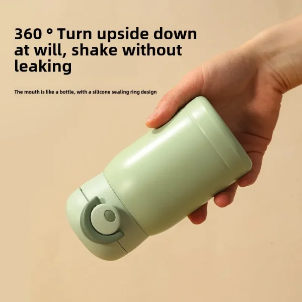 New high-value 304 mini pocket thermos cup creative bouncing cup outdoor portable compact car water cup learning 4