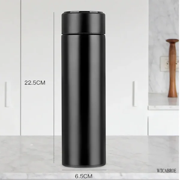 My 500ml Coffee Thermos Thermo Intelligent Stainless Steel Water Bottle Cup  Display Vacuum Flasks Travel Thermal Mug Keep Cup 4