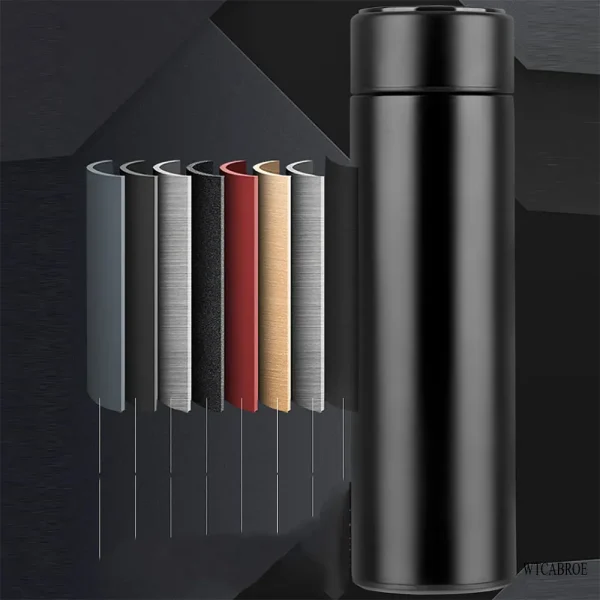 My 500ml Coffee Thermos Thermo Intelligent Stainless Steel Water Bottle Cup  Display Vacuum Flasks Travel Thermal Mug Keep Cup 6