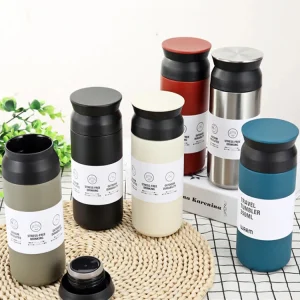 500ml Thermos Cups Coffee Mug Insulated Water Bottle Stainless Steel Thermal Tumbler Vacuum Flask Portable Travel Office Mugs 1