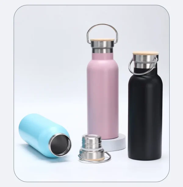 500/750 Thermos Mug Portable Stainless Steel Thermal Insulation Straight Cup Thermal Water Bottle Tumbler Thermocup 1pcs 3