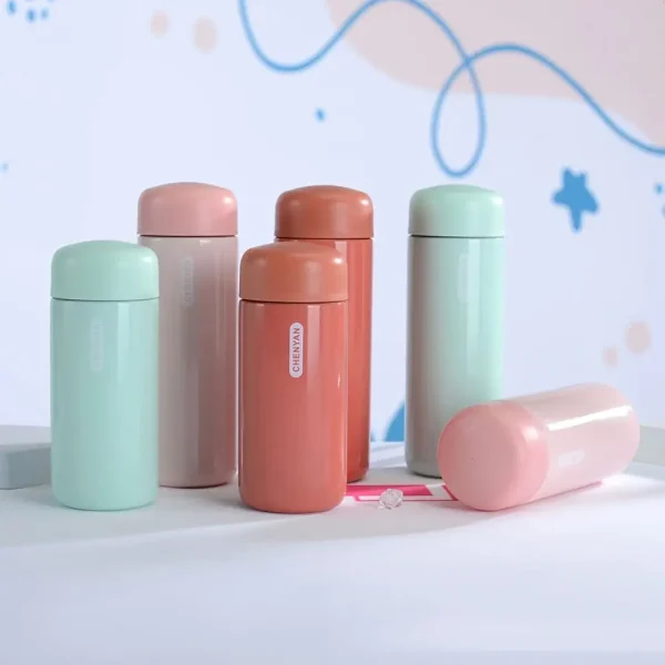 150ml/200ml Stainless Steel Thermos Cup Double layer Insulated Pocket Thermos Cup Vacuum Flask Small Capacity 3