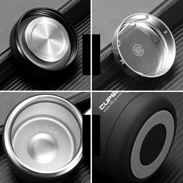 400ml Business Style Stainless Steel Thermos Mugs Car Vacuum Flasks Coffee Tea Cups Thermol Water Insulated Bottle Tumbler 5