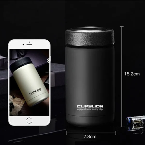 400ml Business Style Stainless Steel Thermos Mugs Car Vacuum Flasks Coffee Tea Cups Thermol Water Insulated Bottle Tumbler 6