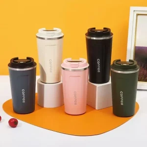 Thermal Mug 380/510ML Coffee Cup Leak-Proof Thermos Bottle Tea Coffee Mug Vacuum Flask Insulated Cups Hot Travel Stainless Steel 1