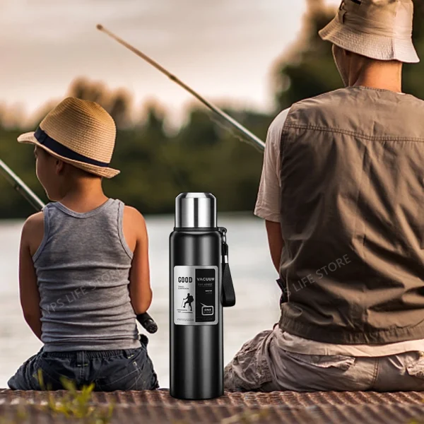 800/1000ML Stainless Steel Thermos Bottle Sport Thermal Water Bottle Keep Cold and Hot Insulated Cup Outdoor Campping Drinkware 5
