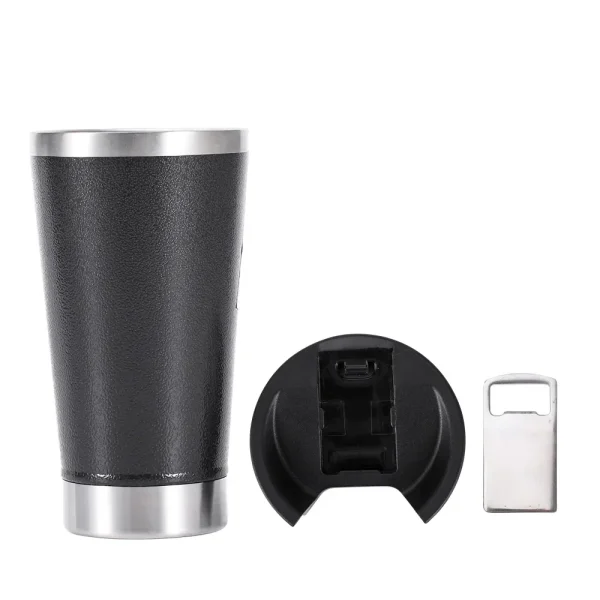 500ml Beer Cups Thermal Cup With Bottle Opener Lid Stainless Steel Thermos Bottle For Tea Thermal Cups For Cold Beer Thermoses 2