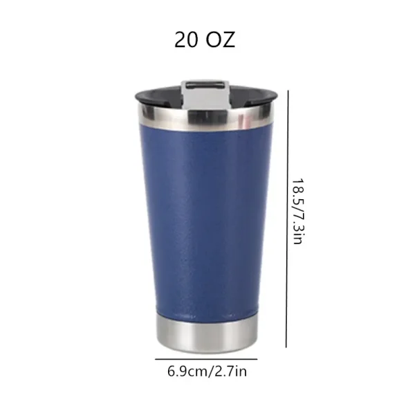 500ml Beer Cups Thermal Cup With Bottle Opener Lid Stainless Steel Thermos Bottle For Tea Thermal Cups For Cold Beer Thermoses 6