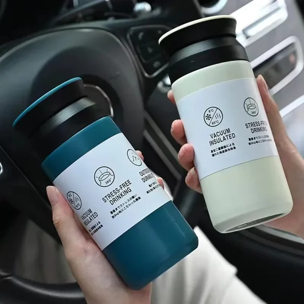 500ml Stainless Steel Thermos Cups Coffee Mug Insulated Water Bottle Thermal Tumbler Vacuum Flask Portable Hot and Cold Cup 1