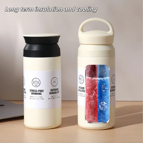 500ml Stainless Steel Thermos Cups Coffee Mug Insulated Water Bottle Thermal Tumbler Vacuum Flask Portable Hot and Cold Cup 4