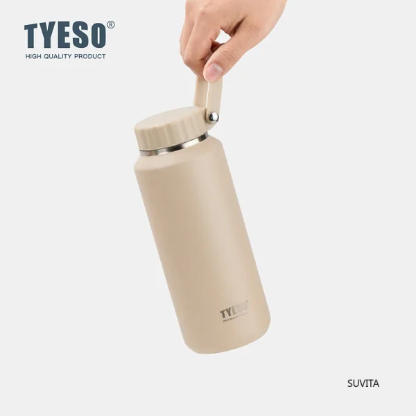 Tyeso 500/710ML Thermos Bottle Stainless Steel Car Thermal Cup Sports Water Bottles Keeps Cold and Heat Coffee Cup Thermal Mug 3