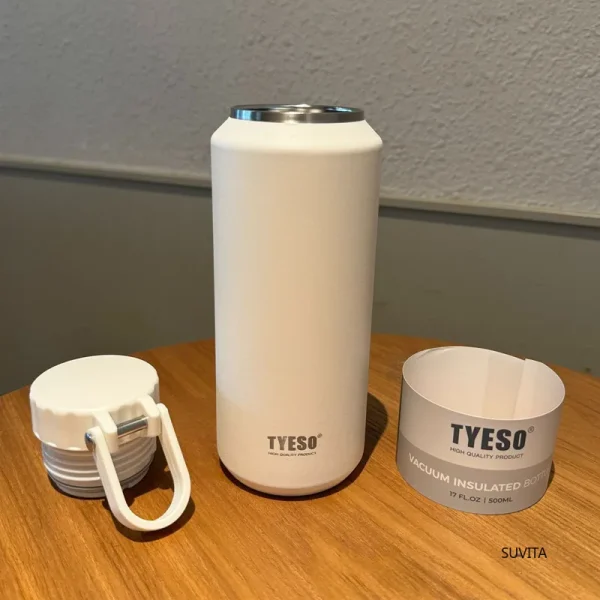 Tyeso 500/710ML Thermos Bottle Stainless Steel Car Thermal Cup Sports Water Bottles Keeps Cold and Heat Coffee Cup Thermal Mug 5