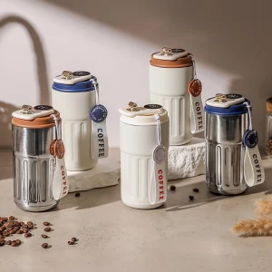450ml Thermos Bottle Smart Display Temperature 316 Stainless Steel Vacuum Cup Office Coffee Cup Business Portable Thermal Mug 1