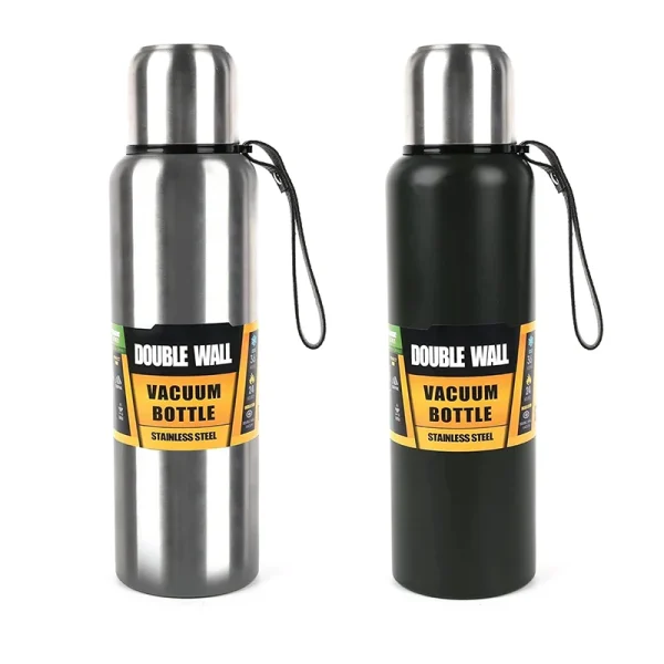 Vacuum Insulated Thermos Water Bottle Large Capacity 500/1000/1500ml Thermal Bottle 304 Stainless Steel Hot Cold Water Flask 1