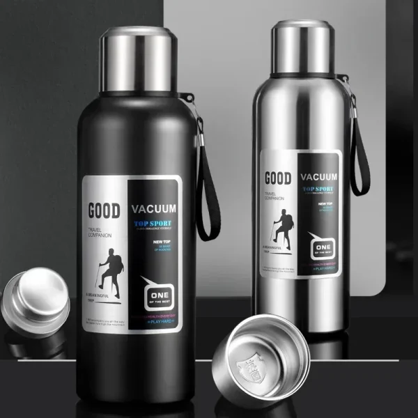 316 Stainless Steel Vacuum Cup Large Capacity Cold Thermal Thermos Tumbler Portable Leak-proof Insulation Flask Sport Travel Mug 3