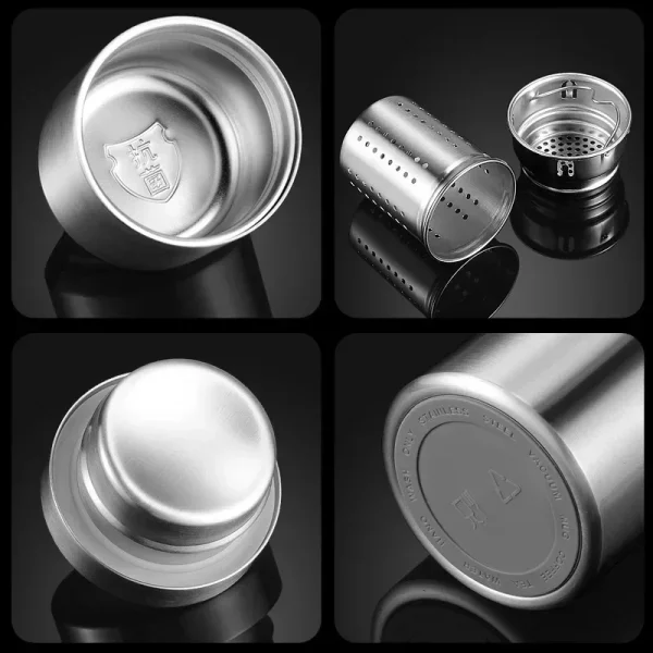 316 Stainless Steel Vacuum Cup Large Capacity Cold Thermal Thermos Tumbler Portable Leak-proof Insulation Flask Sport Travel Mug 6