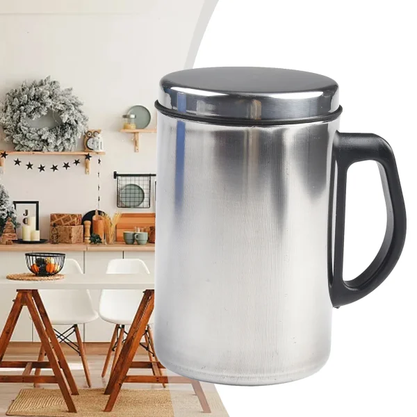 350/500ml Stainless Steel Thermal Cup With Lid Insulated Cup Coffee Milk Tea Cups Office Water Mugs For Travel Camping Water Cup 3