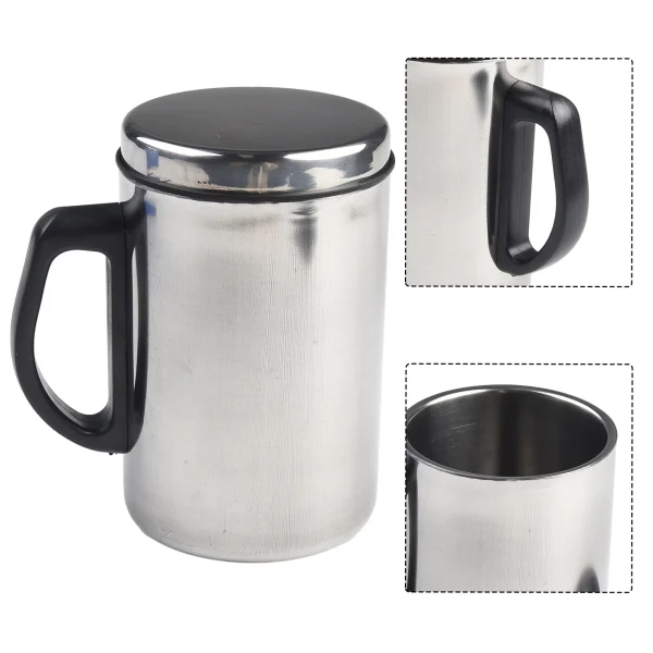 350/500ml Stainless Steel Thermal Cup With Lid Insulated Cup Coffee Milk Tea Cups Office Water Mugs For Travel Camping Water Cup 5