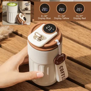 Smart Thermos Bottle LED Temperature Display Coffee Cup 316 Stainless Steel Tumbler Mug Portable Vacuum Flasks Thermoses 1