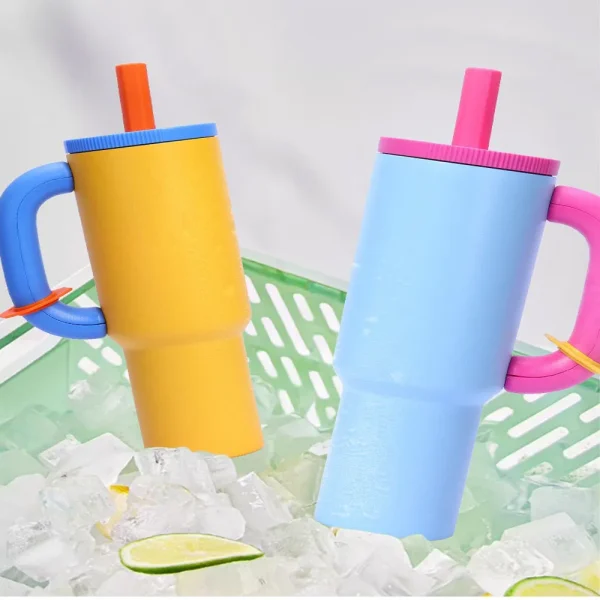 Chakolab 40oz Car Travel Mug Cold Brew Coffee Cup Double Wall Vacuum Insulation Keeps 24H Ice Fit Truck SUV Cup Holder Dropshipp 2