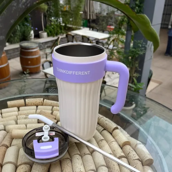 860ML Stainless Steel Thermo Bottle Large Capacity Coffee Cup Sport Insulated Cup Portable Tumbler Vacuum Flasks Car Thermal Cup 5