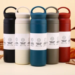 Portable 350ml 500ml Water Bottle Vacuum Mini Gym Thermos Mug Stainless Steel Vacuum Insulated Thermal Travel Coffee Cup For Car 1