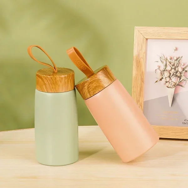 304 Stainless Steel Mini Water Bottle Thermos Vacuum Flask Portable Insulated Coffee Mug Outdoor sports Thermal Cup Travel Mug 2