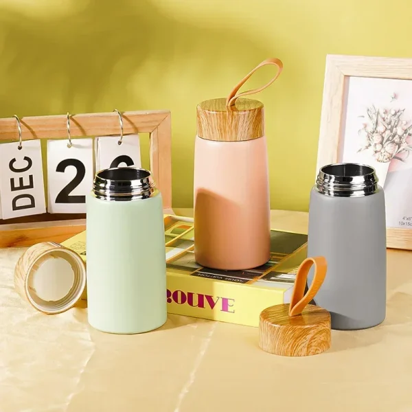 304 Stainless Steel Mini Water Bottle Thermos Vacuum Flask Portable Insulated Coffee Mug Outdoor sports Thermal Cup Travel Mug 3
